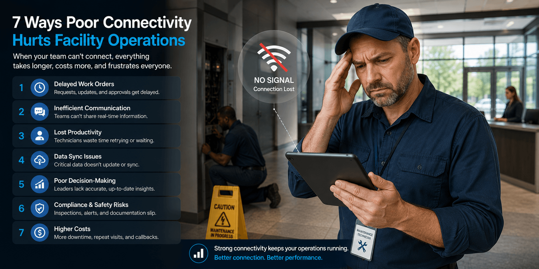 7 Ways Poor Connectivity Hurts Facility Operations