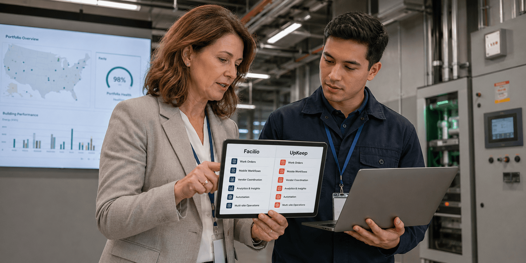 Facilio vs UpKeep: 2026 Comparison for Facility Operations Teams
