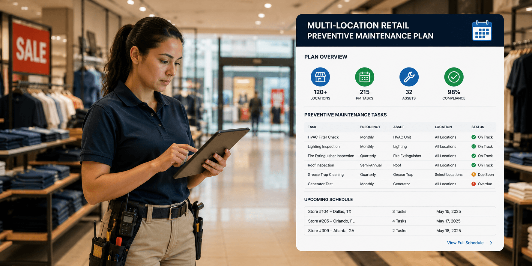 How to Create a Preventive Maintenance Plan for Multi-Location Retail Stores