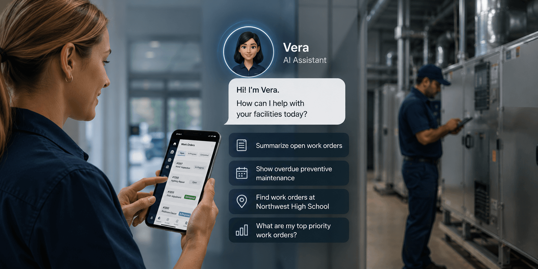 Meet Vera: The AI Assistant Built Into LeanSite AI's Facility Management Software